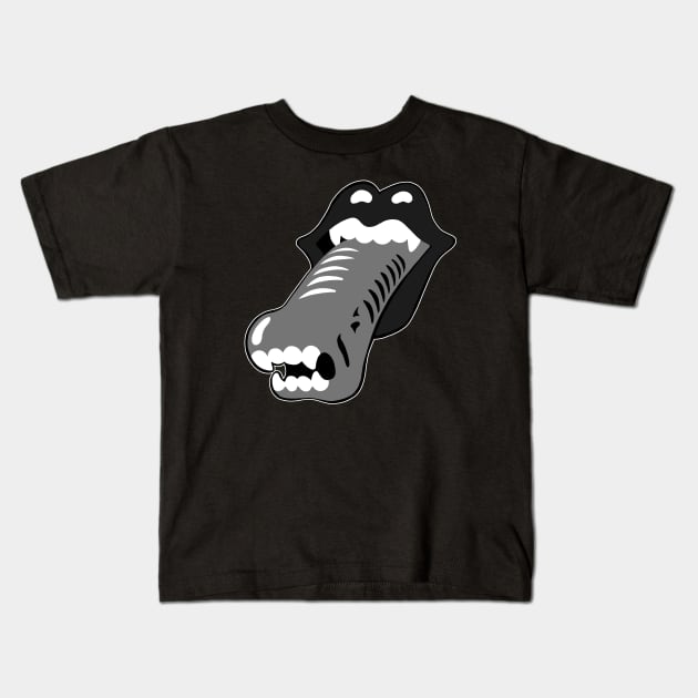 Asplenia Studios: Alien Lips Kids T-Shirt by AspleniaStudios